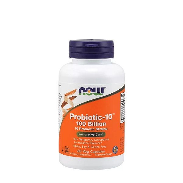 NOW - PROBIOTIC-10 100 BILLION - 60 VEG KAPSZULA