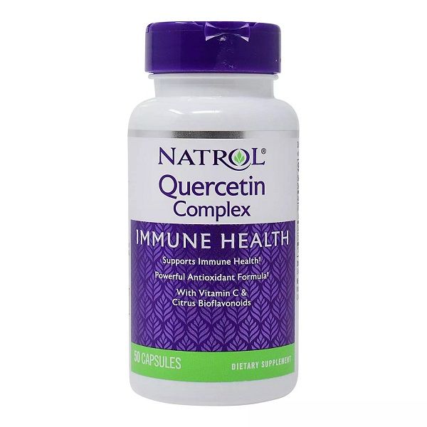 NATROL - QUERCETIN COMPLEX - IMMUNERŐSÍTŐ ÉS ANTIOXIDÁNS FORMULA - 50 KAPSZULA