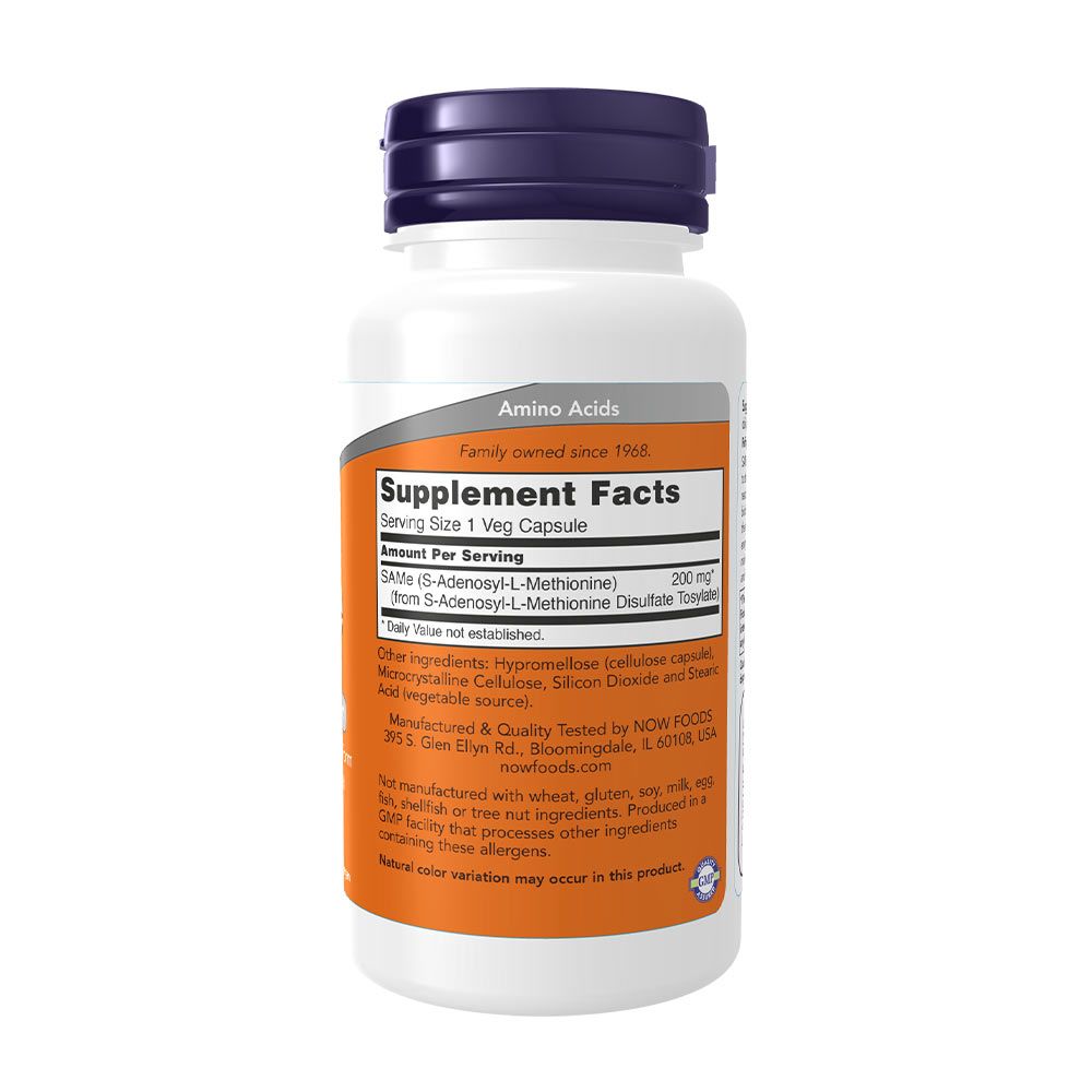 NOW - SAME 200 MG - 60 KAPSZULA NOW - SAME 200 MG - 60 KAPSZULA