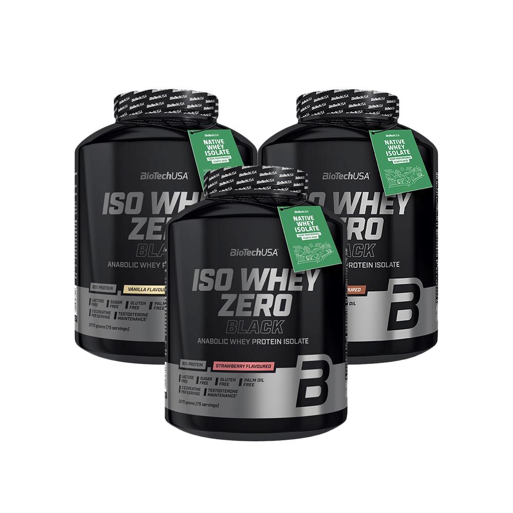 BIOTECH USA - ISO WHEY ZERO BLACK - 3X2270 G