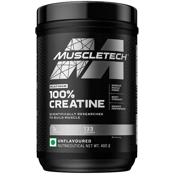 MUSCLETECH - PLATINUM 100% CREATINE - 400 G