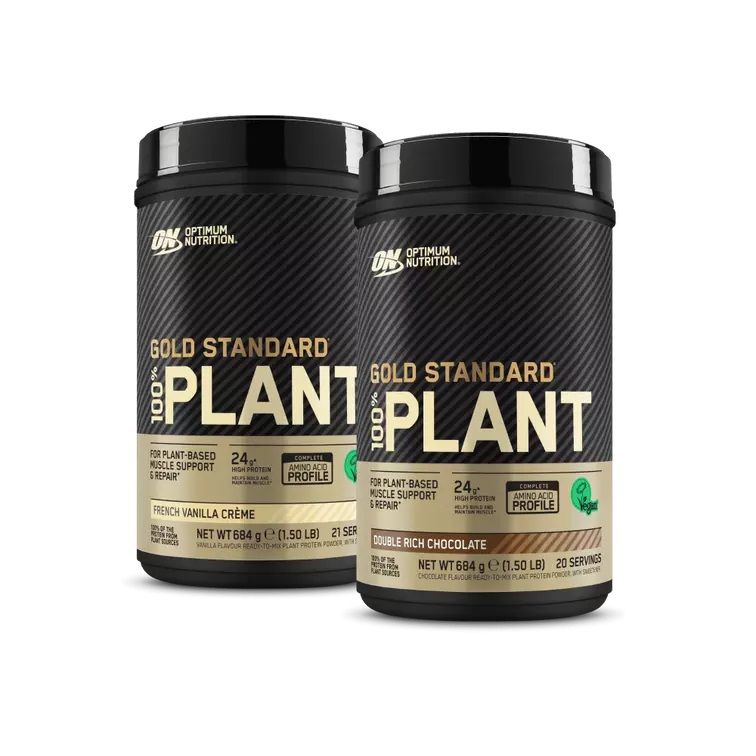 OPTIMUM NUTRITION - 100% GOLD STANDARD PLANT PROTEIN DUO PACK - 2X680 G