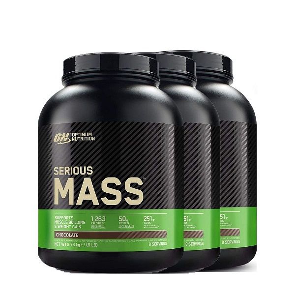 OPTIMUM NUTRITION - SERIOUS MASS TRIO PACK - 18 LBS - 3X2727 G