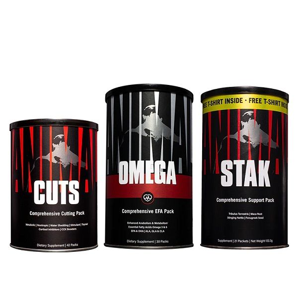 UNIVERSAL NUTRITION - CUTTING STACK - ANIMAL CUTS+OMEGA+STAK