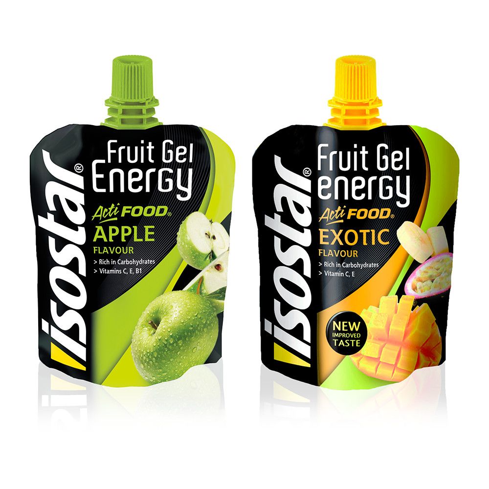 ISOSTAR - ACTIFOOD FRUIT GEL ENERGY - ENEGRIA ZSELÉ - 90 G