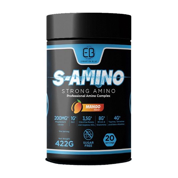 EMANATION BLUE - S-AMINO - STRONG AMINO - HARDCORE AMINOSAV FORMULA - 422 G EMANATION BLUE - S-AMINO - STRONG AMINO - HARDCORE AMINOSAV FORMULA - 422 G