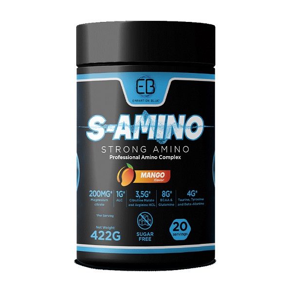 EMANATION BLUE - S-AMINO - STRONG AMINO - HARDCORE AMINOSAV FORMULA - 422 G