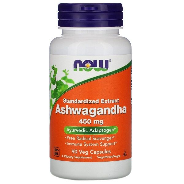 NOW - ASHWAGANDHA 450 MG - 90 KAPSZULA