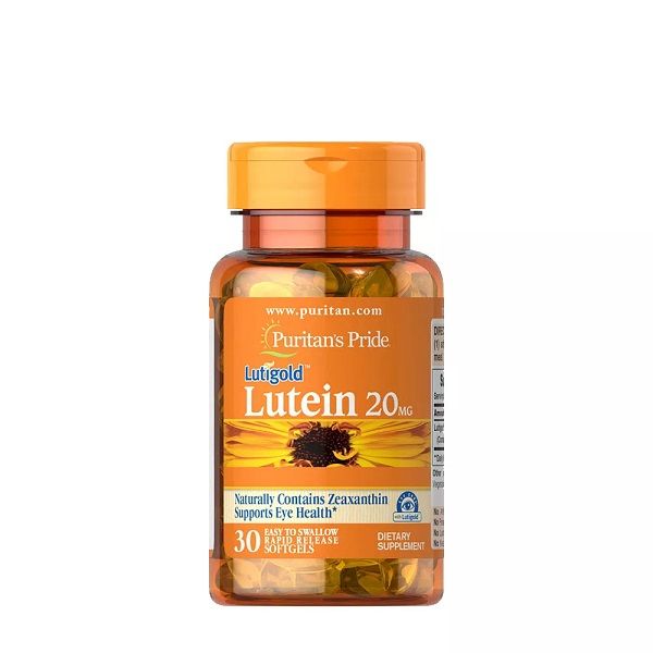 PURITANS PRIDE - LUTEIN 20 MG WITH ZEAXANTHIN - 30 KAPSZULA