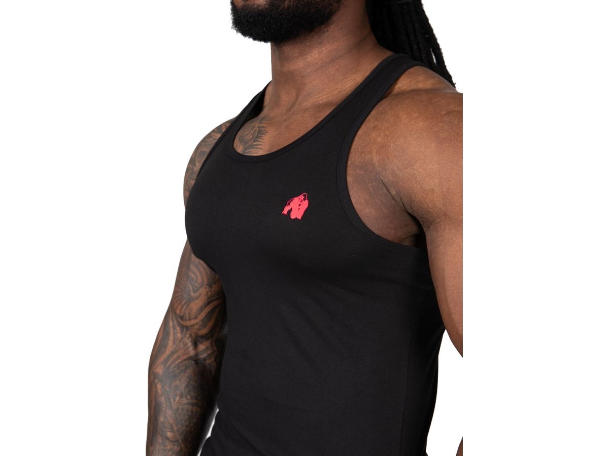 GORILLA WEAR - ADAM STRETCH TANK TOP - FEKETE TRIKÓ