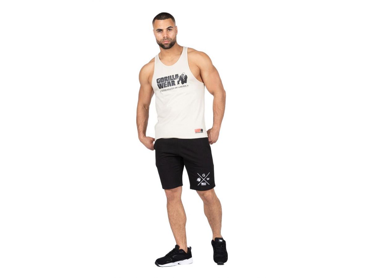 GORILLA WEAR - CLASSIC TANK TOP - BEIGE/BÉZS TRIKÓ