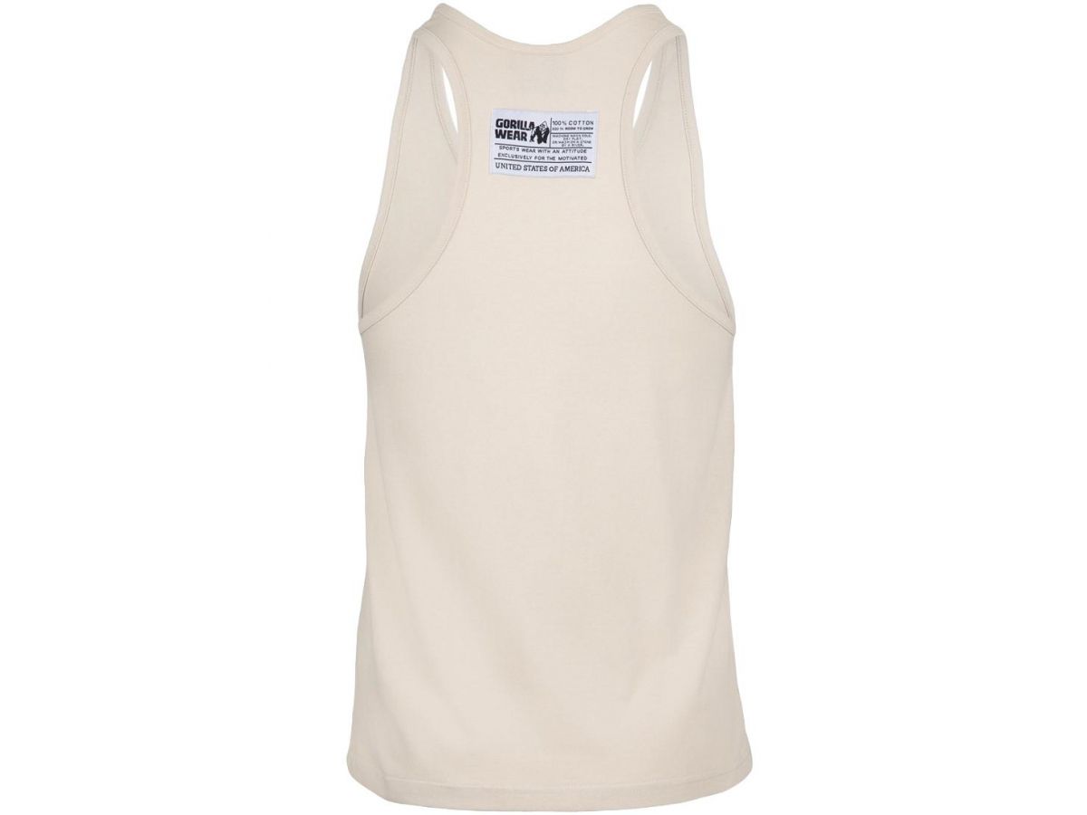 GORILLA WEAR - CLASSIC TANK TOP - BEIGE/BÉZS TRIKÓ