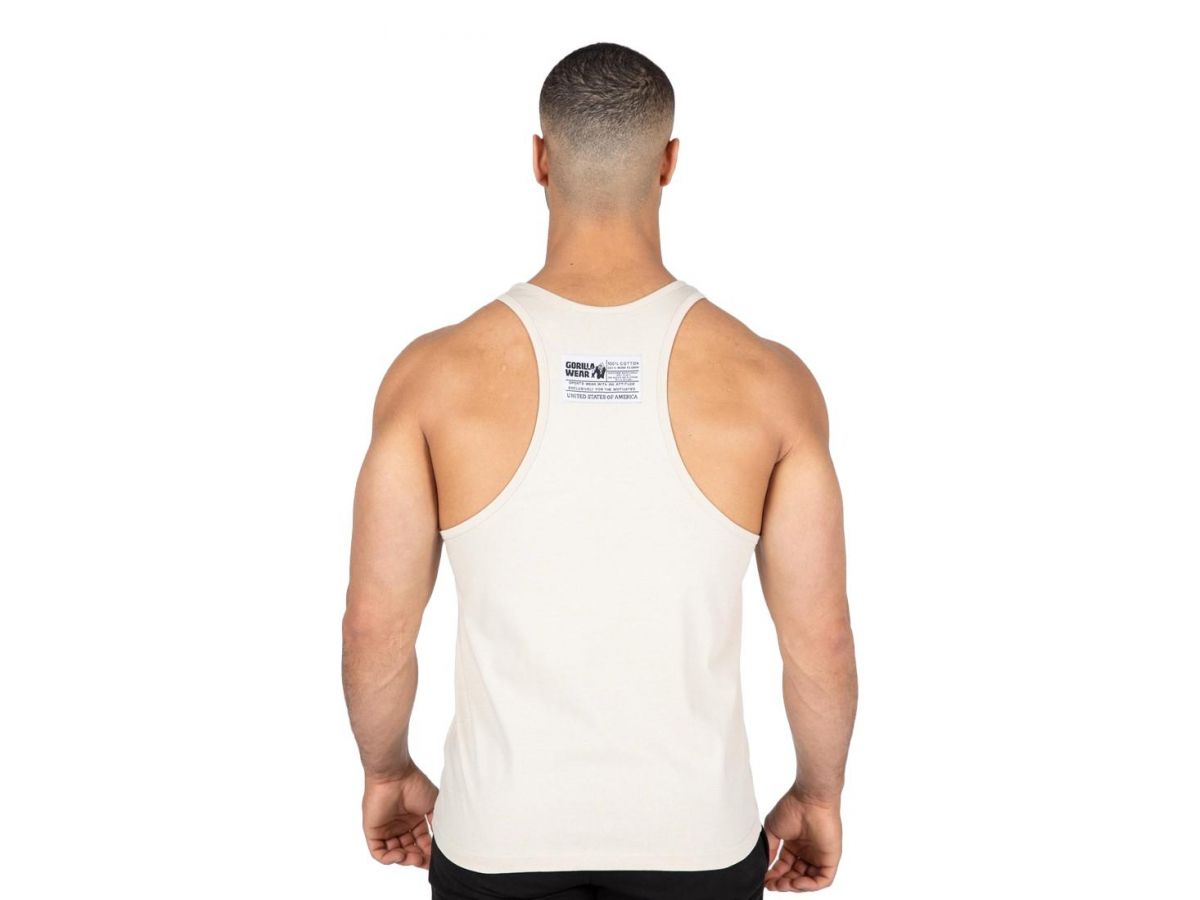 GORILLA WEAR - CLASSIC TANK TOP - BEIGE/BÉZS TRIKÓ