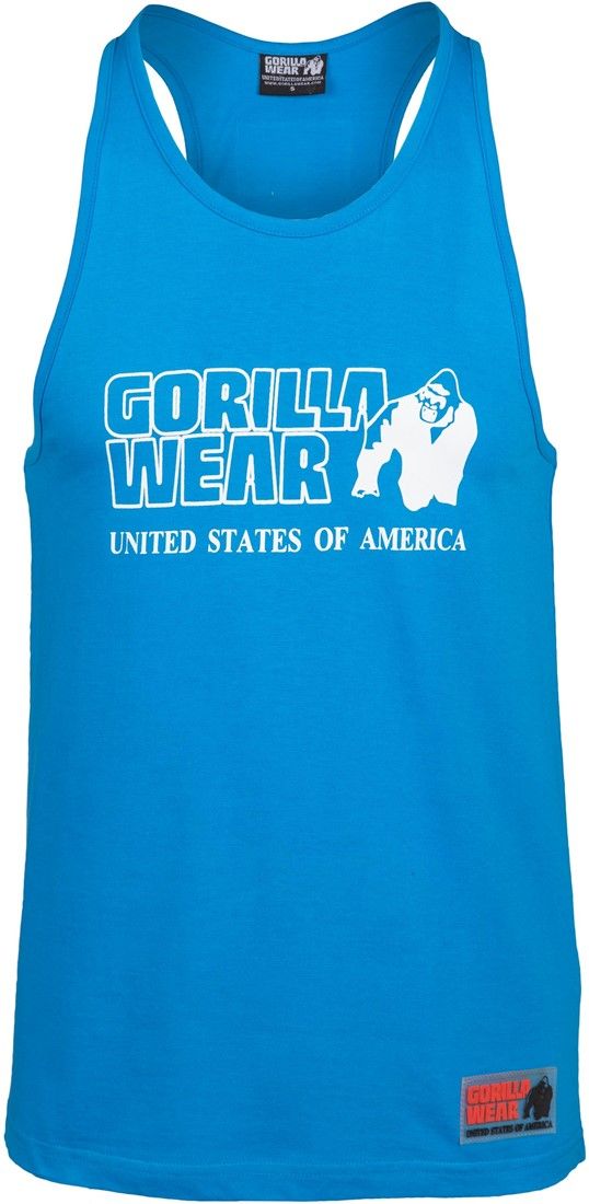 GORILLA WEAR - CLASSIC TANK TOP - KÉK TRIKÓ