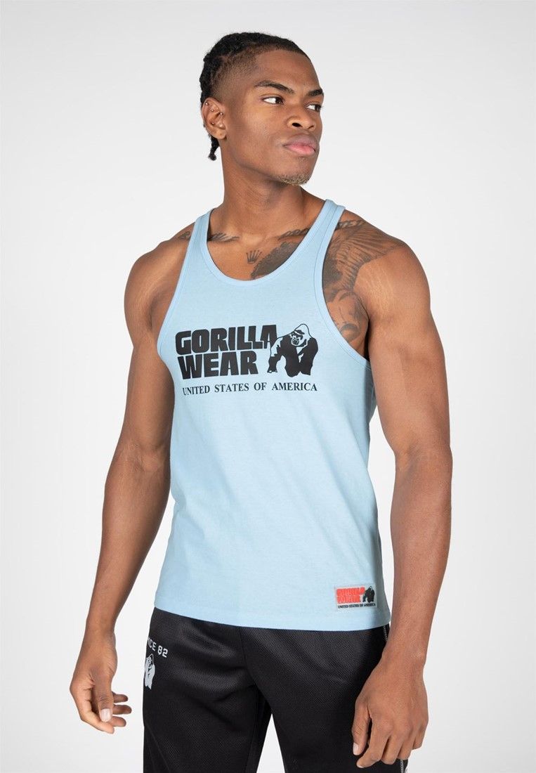 GORILLA WEAR - CLASSIC TANK TOP - VILÁGOSKÉK TRIKÓ