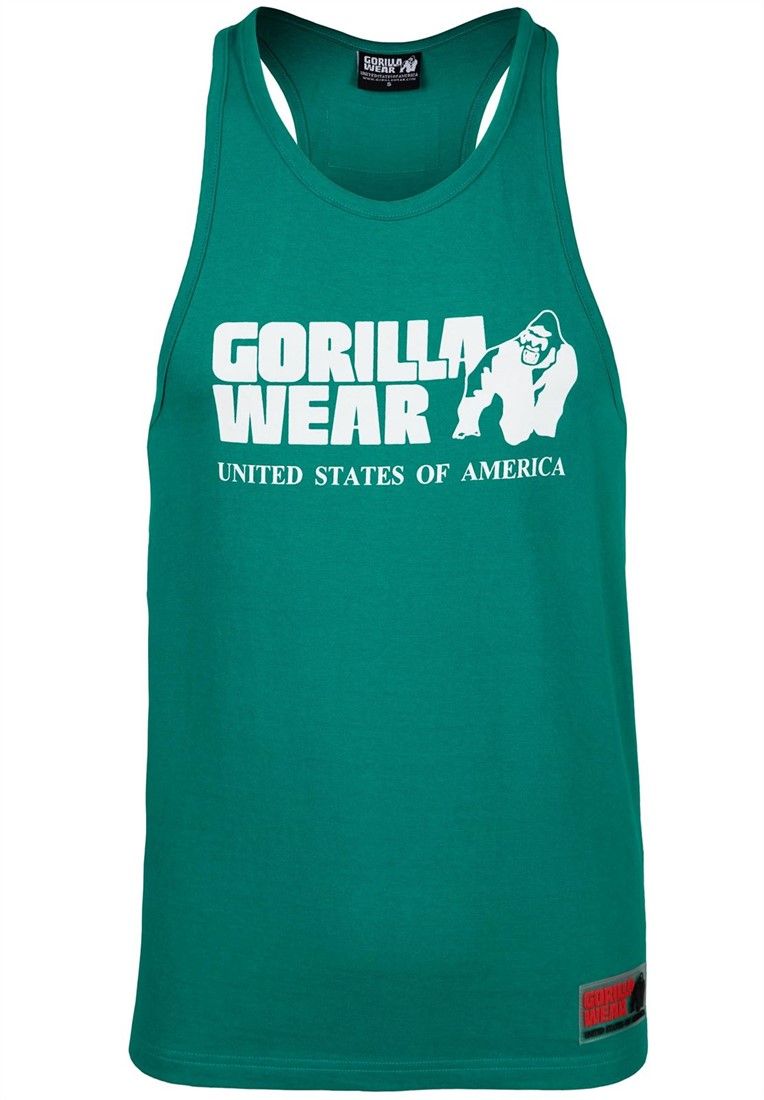 GORILLA WEAR - CLASSIC TANK TOP - TEAL GREEN/KÉKESZÖLD TRIKÓ