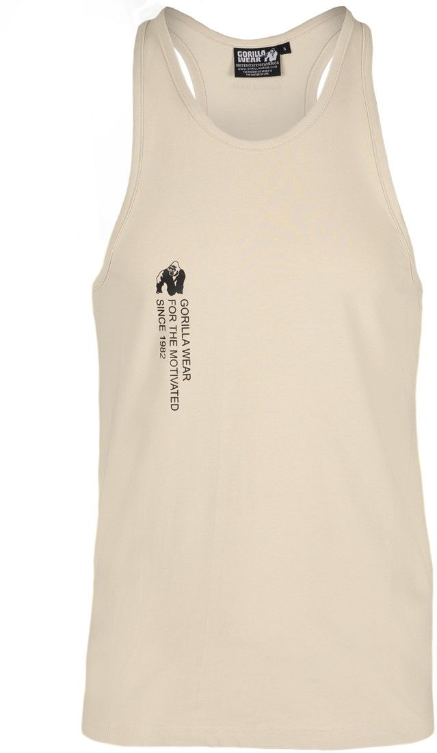 GORILLA WEAR - CARRIZO TANK TOP - BEIGE/BÉZS TRIKÓ