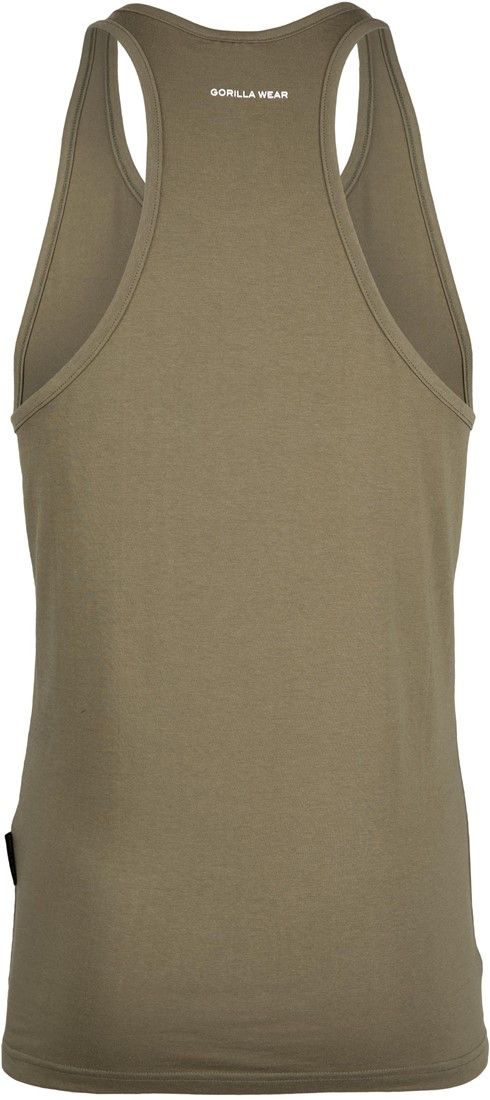 GORILLA WEAR - CARTER STRETCH TANK TOP - ARMY ZÖLD TRIKÓ