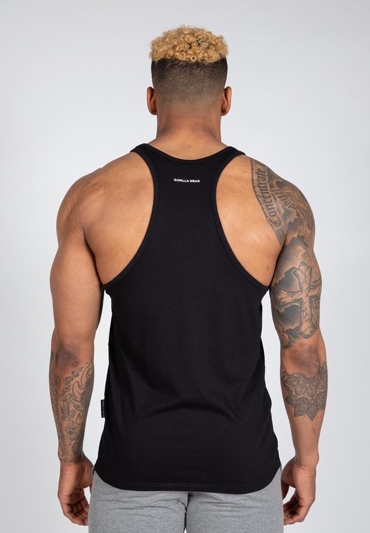 GORILLA WEAR - CARTER STRETCH TANK TOP - FEKETE TRIKÓ