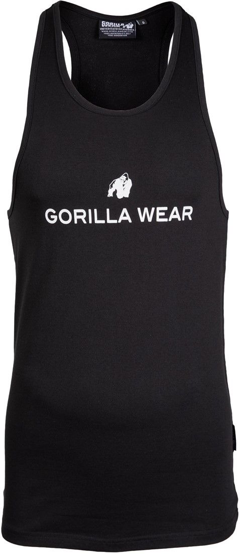 GORILLA WEAR - CARTER STRETCH TANK TOP - FEKETE TRIKÓ