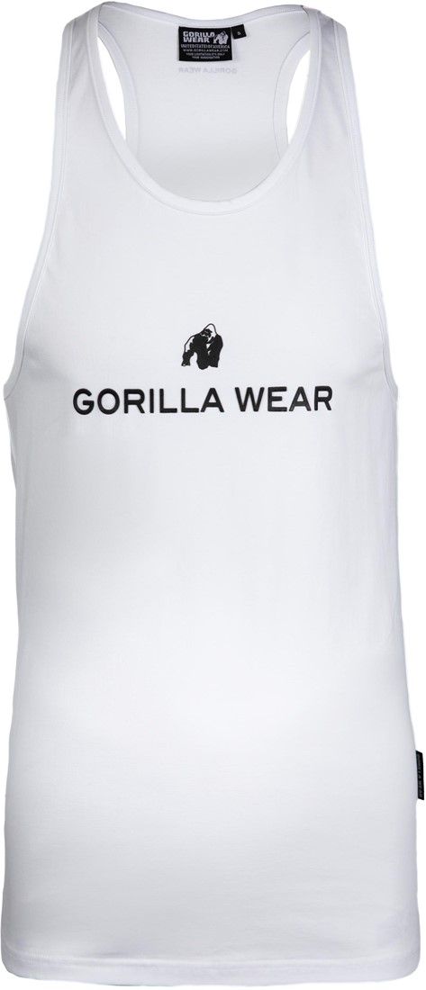 GORILLA WEAR - CARTER STRETCH TANK TOP - FEHÉR TRIKÓ