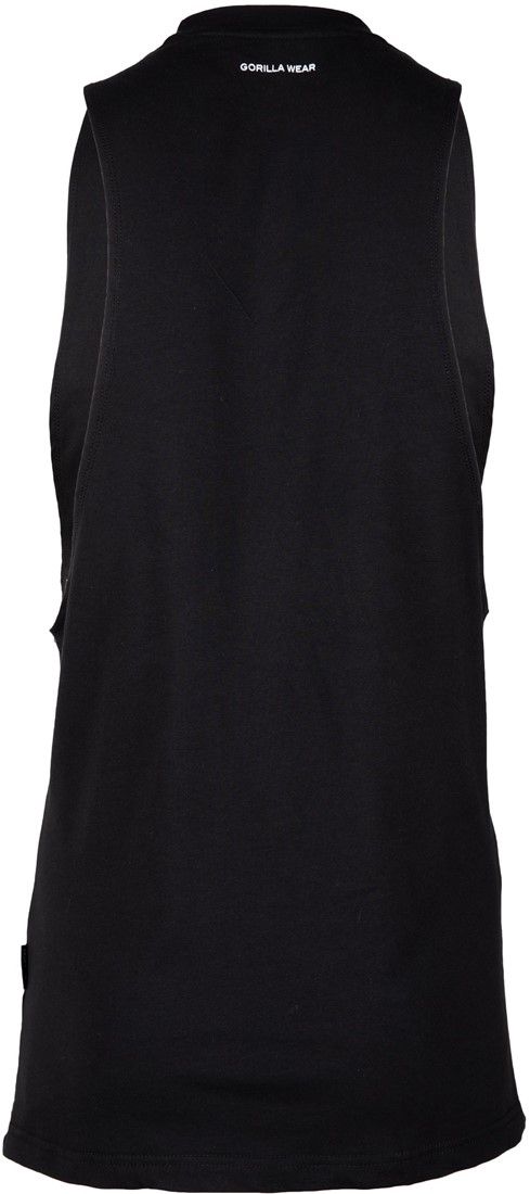 GORILLA WEAR - CISCO DROP ARMHOLE TANK TOP - FEKETE/FEHÉR TRIKÓ