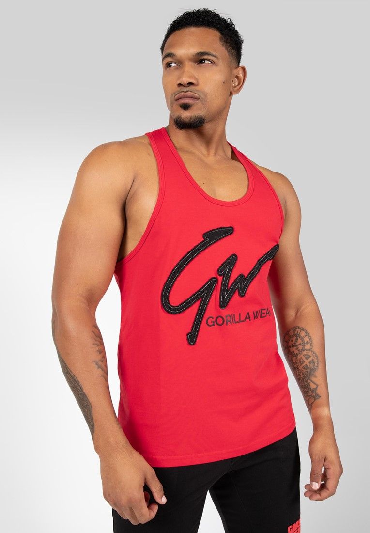 GORILLA WEAR - EVANSVILLE TANK TOP - PIROS TRIKÓ