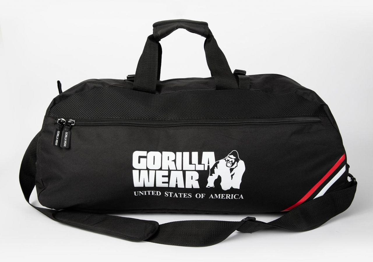 GORILLA WEAR - NORRIS HYBRID GYM BAG - EDZŐTÁSKA - FEKETE