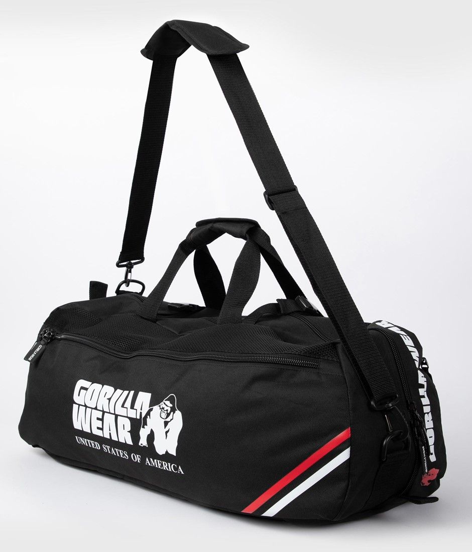 GORILLA WEAR - NORRIS HYBRID GYM BAG - EDZŐTÁSKA - FEKETE