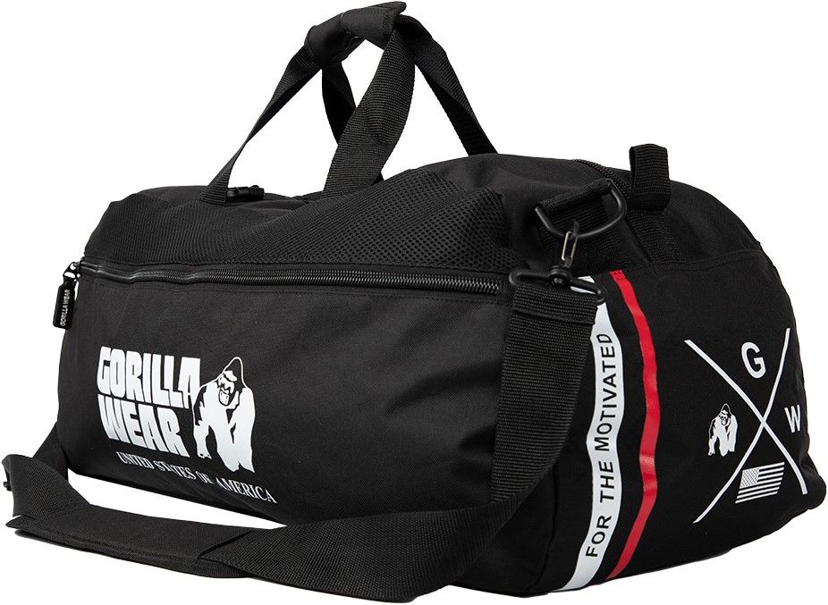 GORILLA WEAR - NORRIS HYBRID GYM BAG - EDZŐTÁSKA - FEKETE