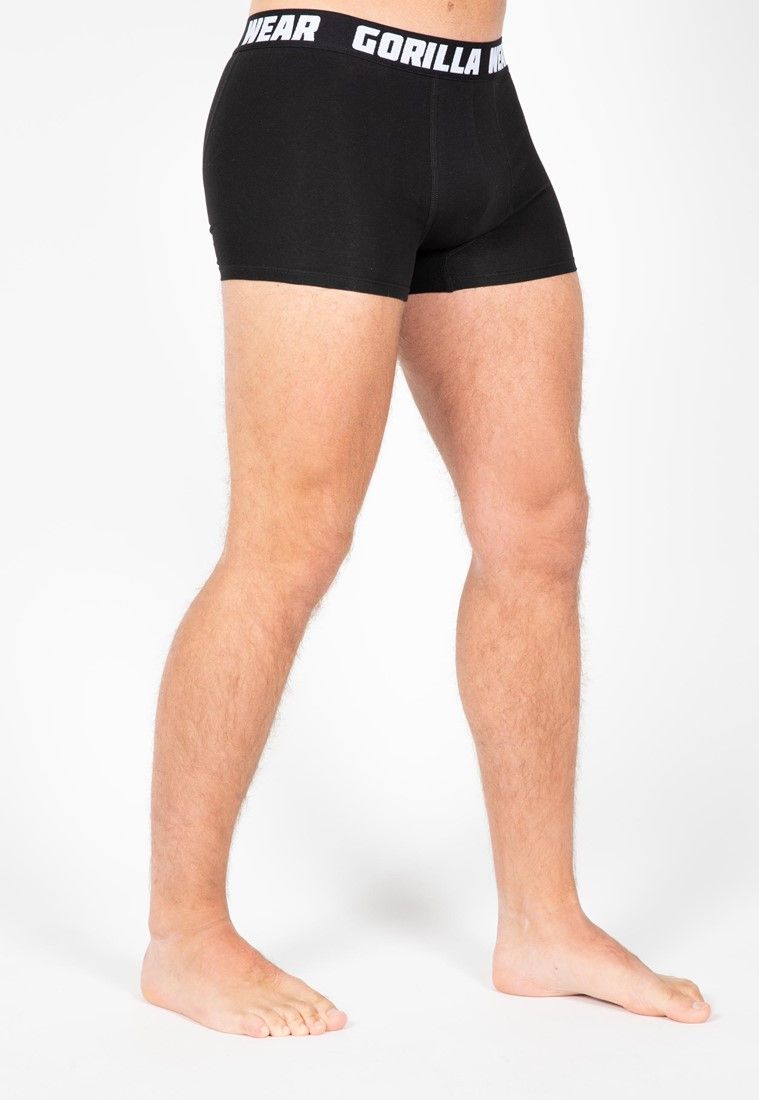 GORILLA WEAR - BOXERSHORTS 3-PACK - BOXERALSÓ 3 RÉSZES CSOMAG - FEKETE