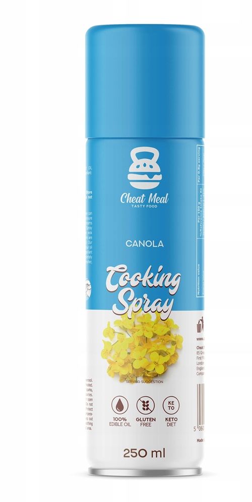 CHEAT MEAL - COOKING SPRAY - CANOLA - 250 ML