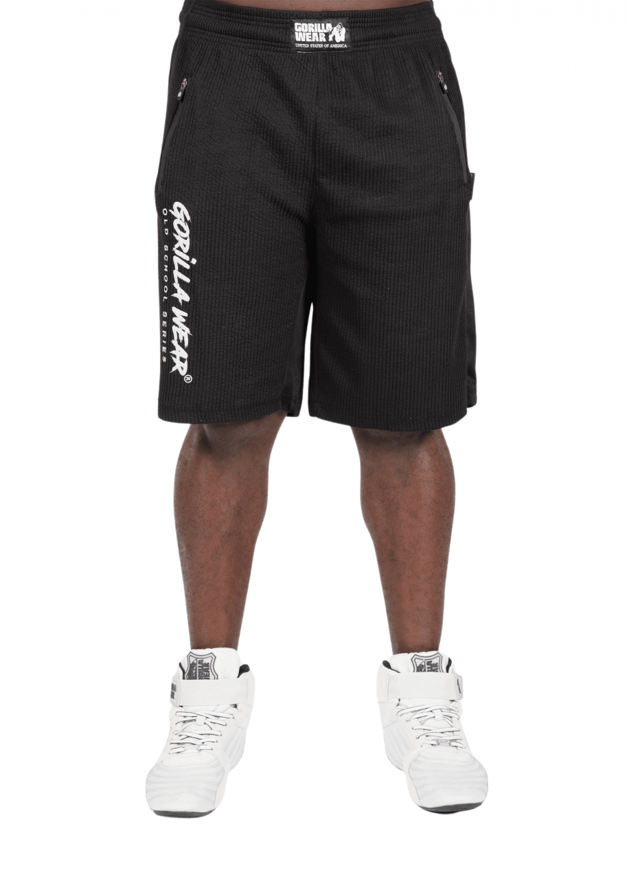 GORILLA WEAR - AUGUSTINE OLD SCHOOL SHORTS - FEKETE RÖVIDNADRÁG