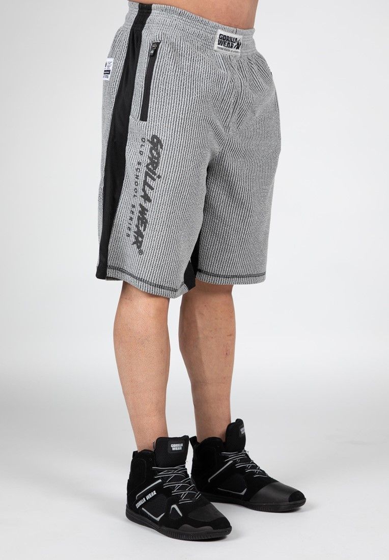 GORILLA WEAR - AUGUSTINE OLD SCHOOL SHORTS - SZÜRKE RÖVIDNADRÁG