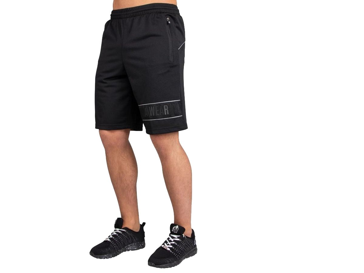 GORILLA WEAR - BRANSON SHORTS - FEKETE/SZÜRKE RÖVIDNADRÁG