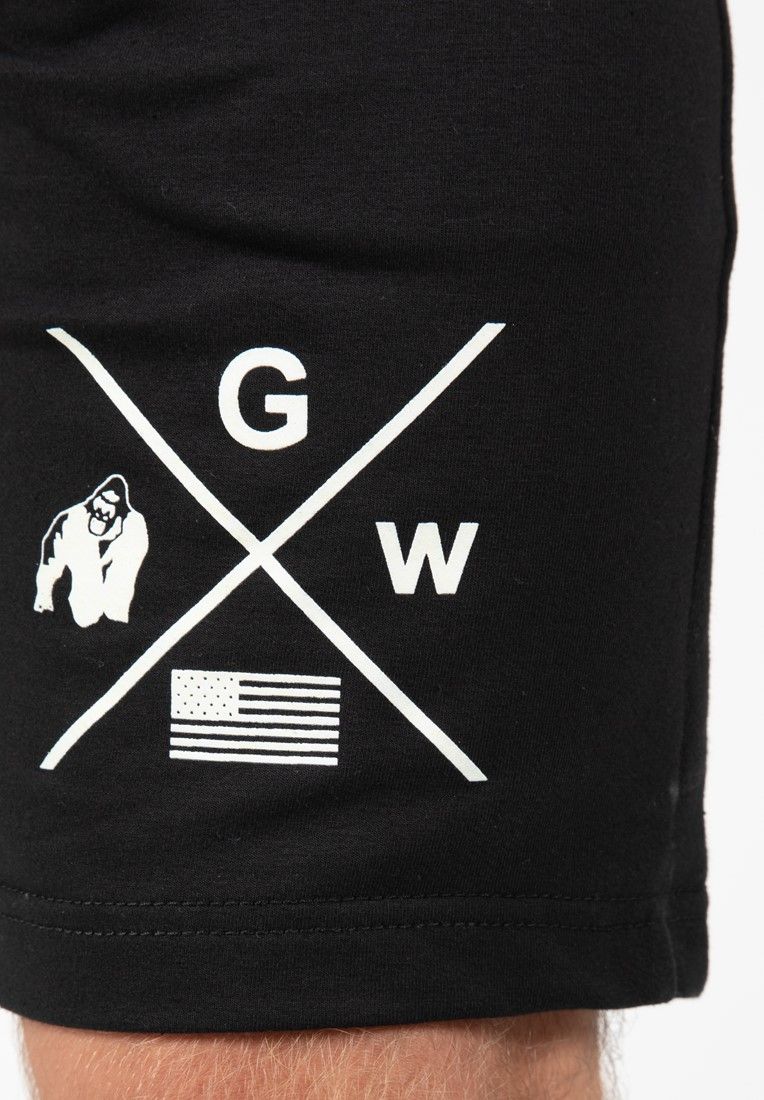 GORILLA WEAR - CISCO SHORTS - FEKETE RÖVIDNADRÁG