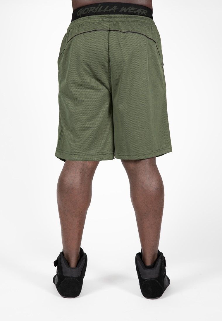 GORILLA WEAR - MERCURY MESH SHORTS - ARMY ZÖLD/FEKETE RÖVIDNADRÁG