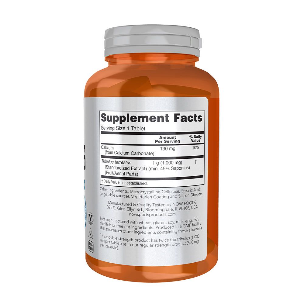 NOW - TRIBULUS 1000 MG - FÉRFI POTENCIANÖVELŐ - 180 TABLETTA NOW - TRIBULUS 1000 MG - FÉRFI POTENCIANÖVELŐ - 180 TABLETTA