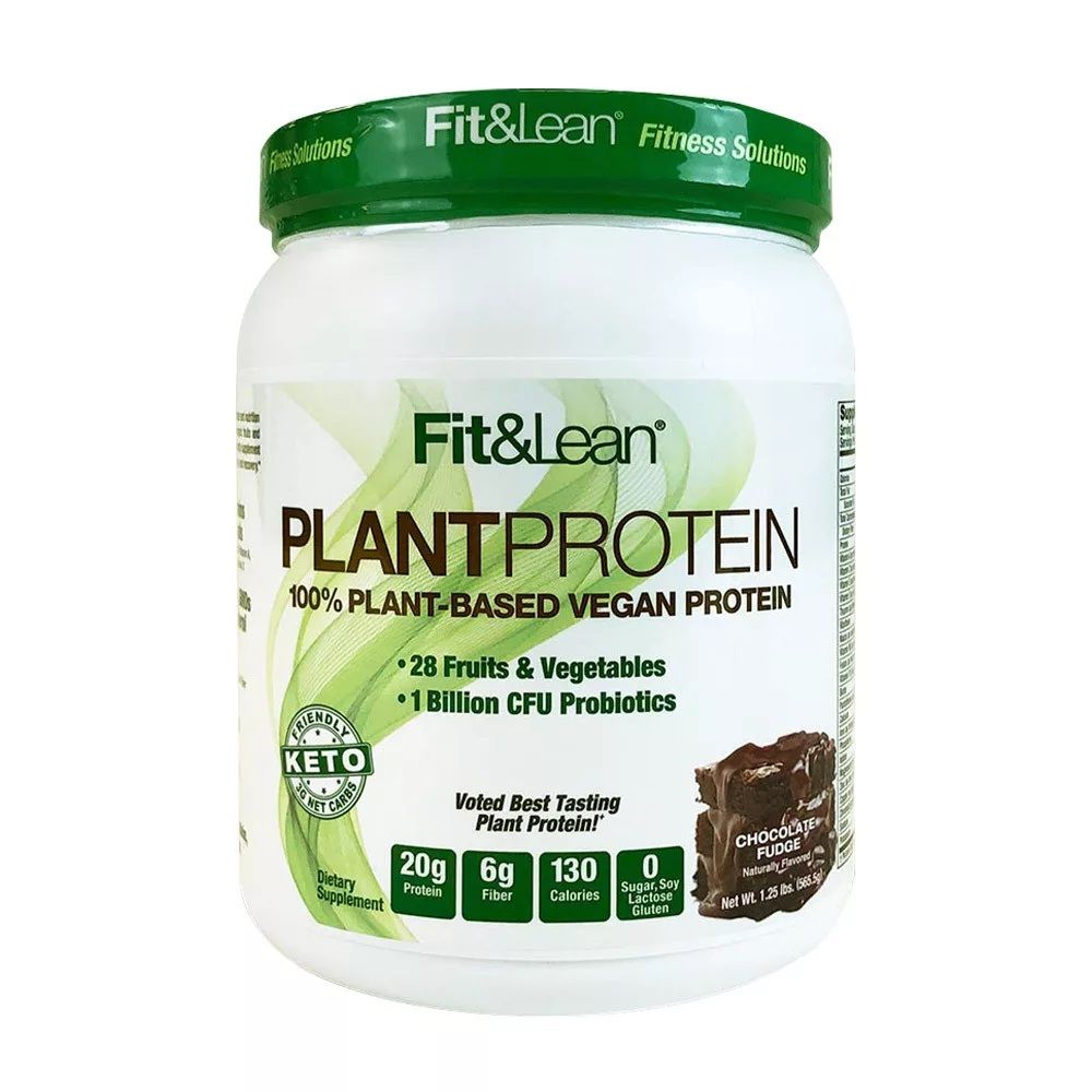 FIT & LEAN - PLANT PROTEIN - NÖVÉNYI VEGÁN FEHÉRJE - 15 ADAG - 565 G