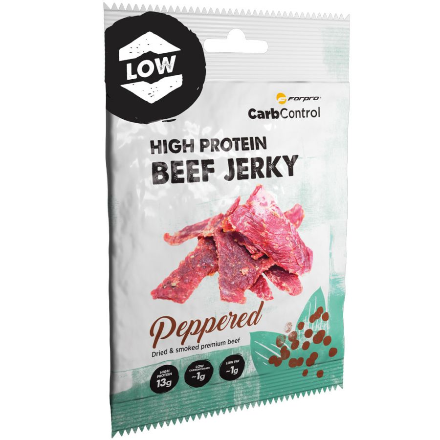 FORPRO - BEEF JERKY PEPPERED - 12X25 G