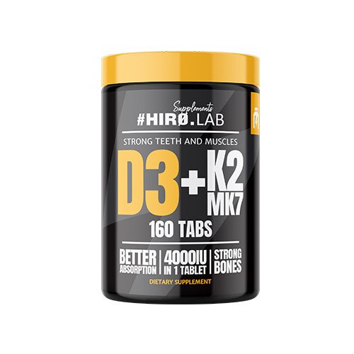 HIRO.LAB - VITAMIN D3 4000 IU + K2 MK7 - 160 TABLETTA