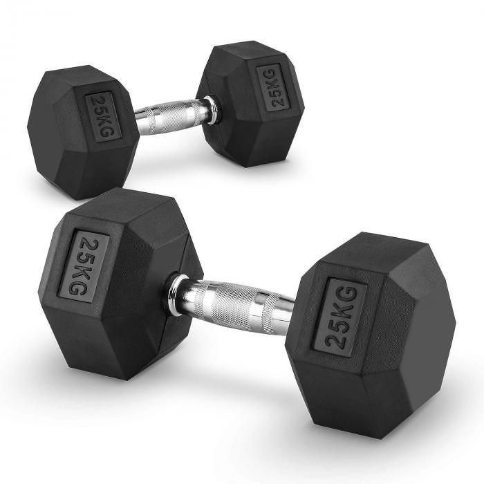 RKS EQUIPMENT - HEX KÉZISÚLYZÓ/HEX DUMBBELL - 25 KG