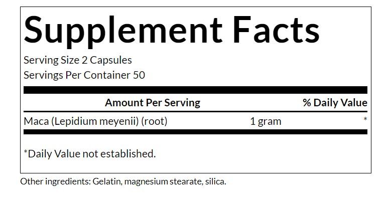 SWANSON - FULL SPECTRUM MACA 500 MG - 100 KAPSZULA SWANSON - FULL SPECTRUM MACA 500 MG - 100 KAPSZULA