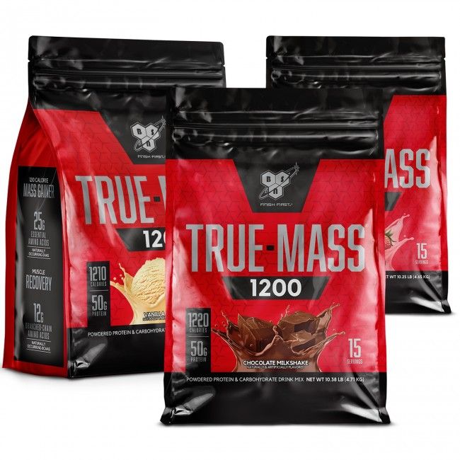 BSN - TRUE MASS 1200 USA - TRIO PACK - 3X4650 G