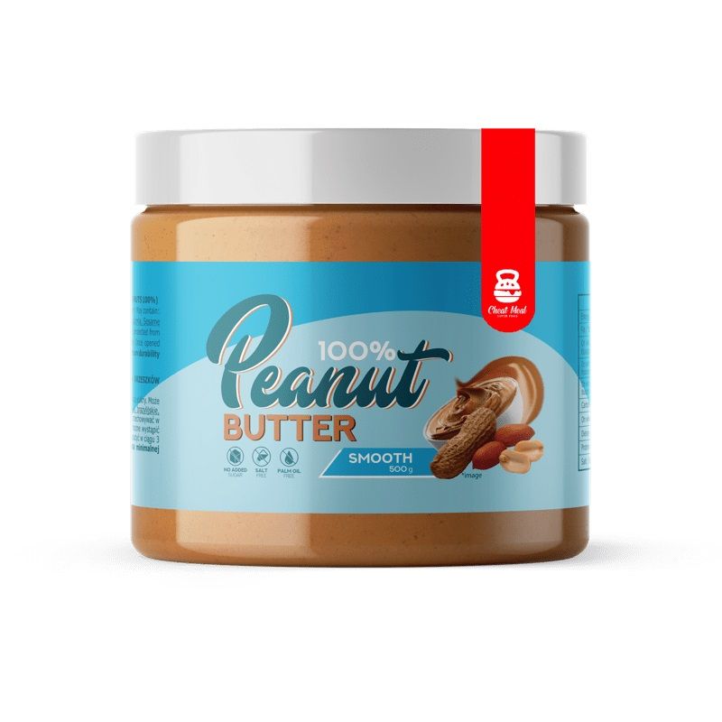 CHEAT MEAL - PEANUT BUTTER - 500 G - SMOOTH/LÁGY