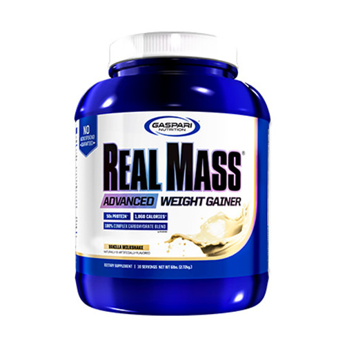 GASPARI - REAL MASS - ADVANCED WEIGHT GAINER - 6.6 LBS - 2270 G GASPARI - REAL MASS - ADVANCED WEIGHT GAINER - 6.6 LBS - 2270 G