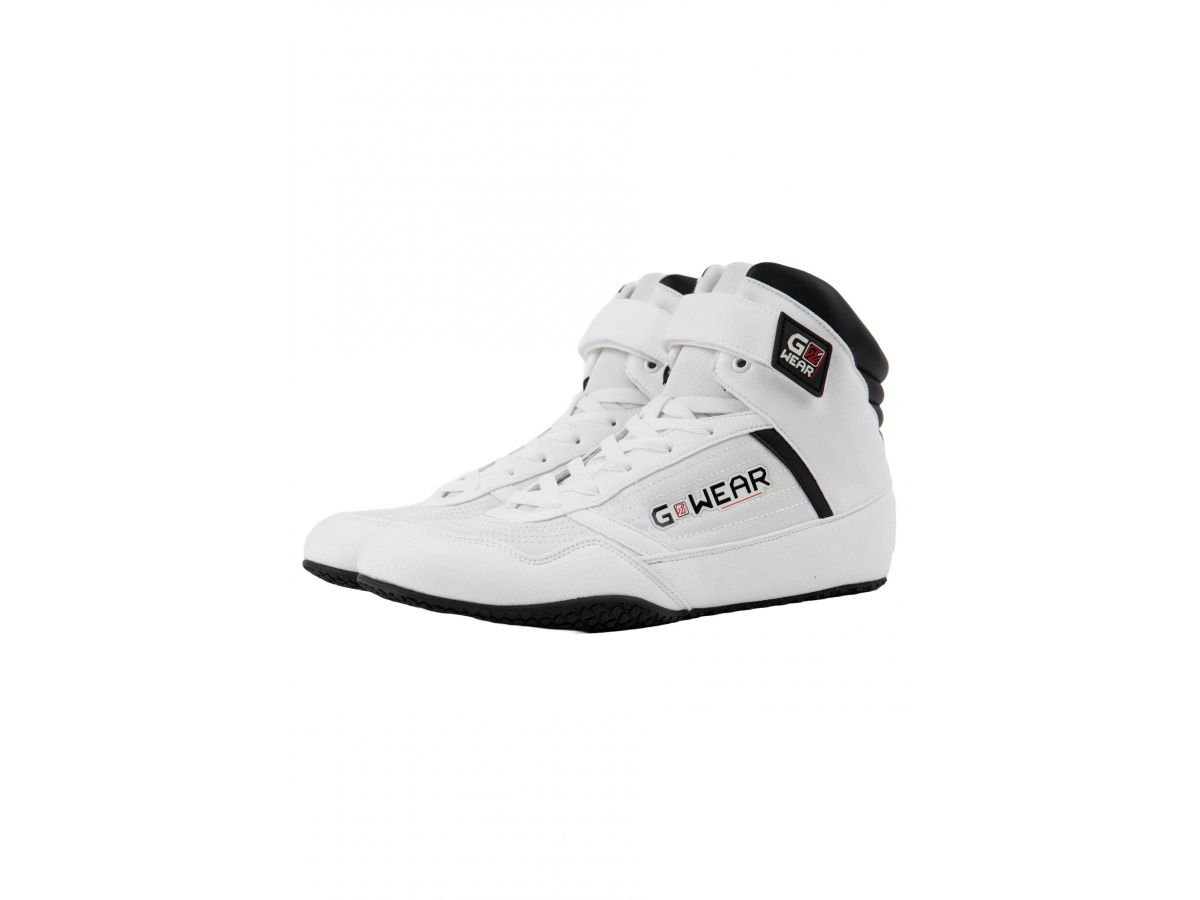 GORILLA WEAR - GWEAR CLASSIC HIGH TOPS - MAGASSZÁRÚ EDZŐCIPŐ - FEHÉR/FEKETE