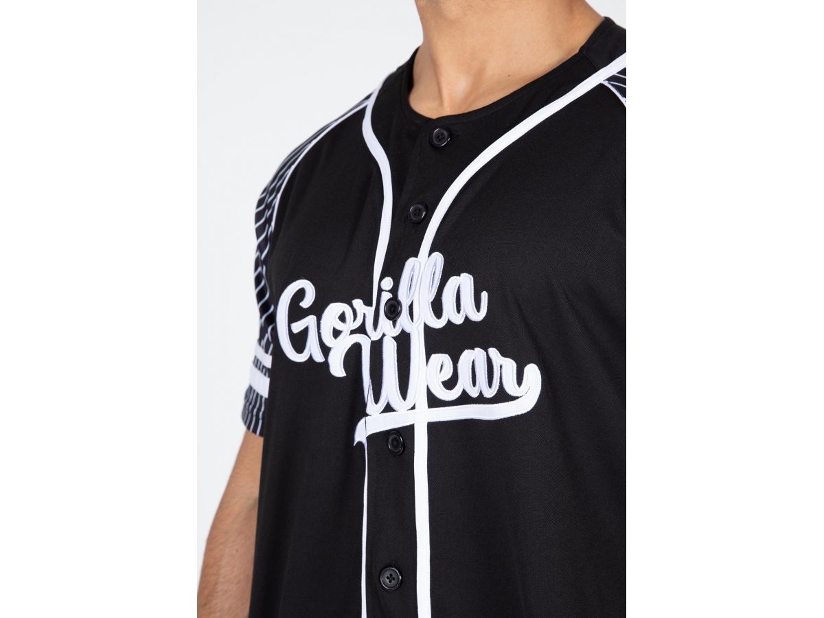 GORILLA WEAR - 82 BASEBALL JERSEY BLACK - FEKETE PÓLÓ