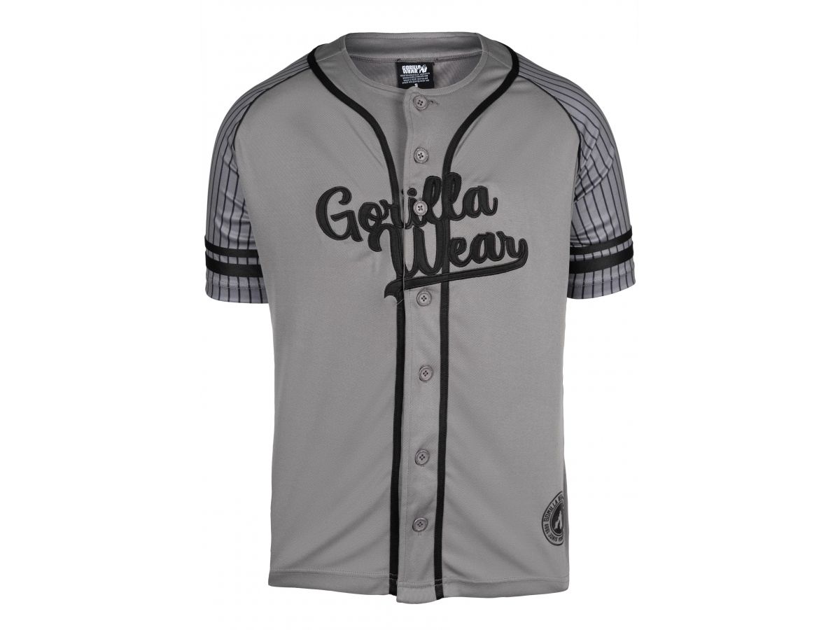 GORILLA WEAR - 82 BASEBALL JERSEY GREY - SZÜRKE PÓLÓ