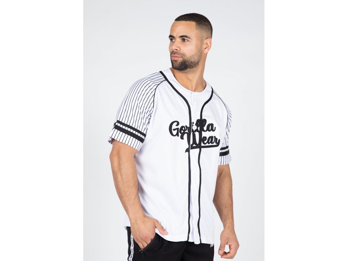 GORILLA WEAR - 82 BASEBALL JERSEY WHITE - FEHÉR PÓLÓ